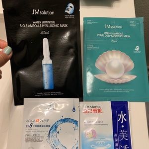Hydrating face masks bundle